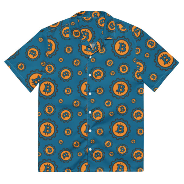 Bitcoin Unisex Button Shirt