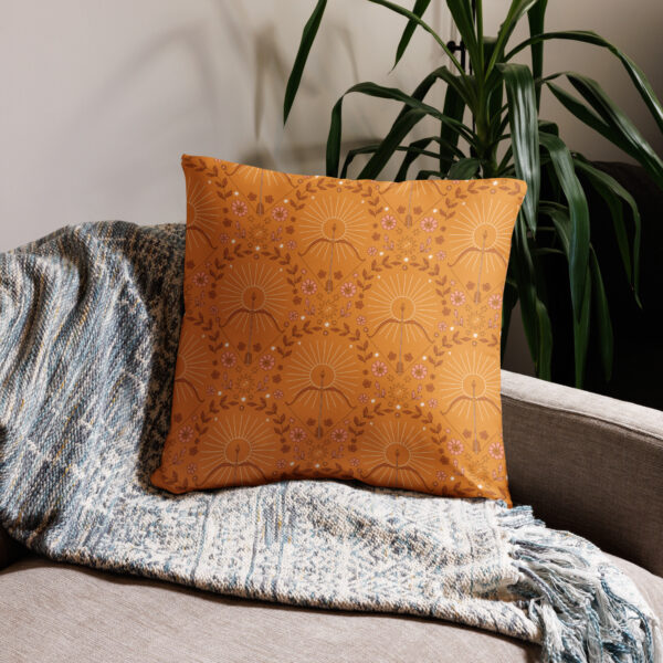 Boho Zodiac Sign Print Basic Pillow