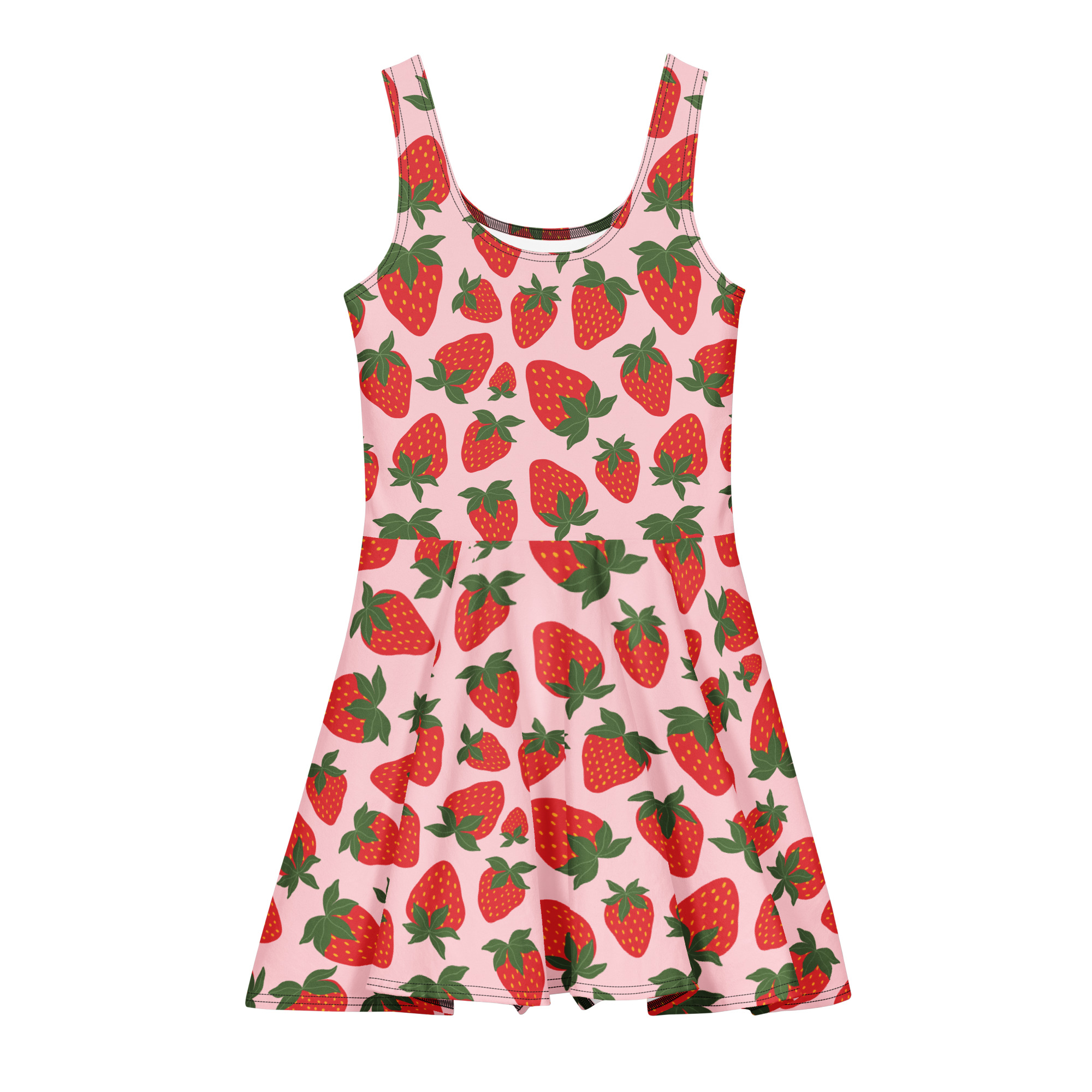 all over print cotton skater dress white front 6a43adad1059a.jpg